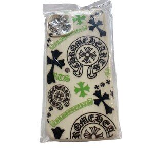 Chrome Hearts Style Phone Case For iPhone 14 Plus White/Green/Black